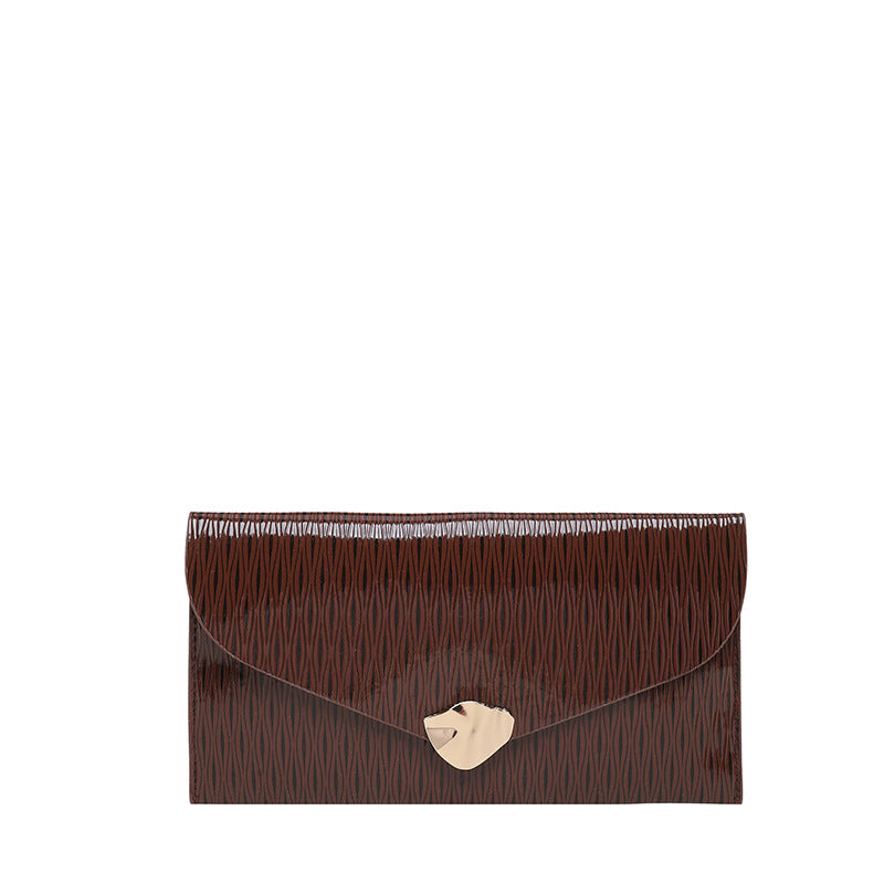 WoElegant Glänzende Abend-Clutch Karnz