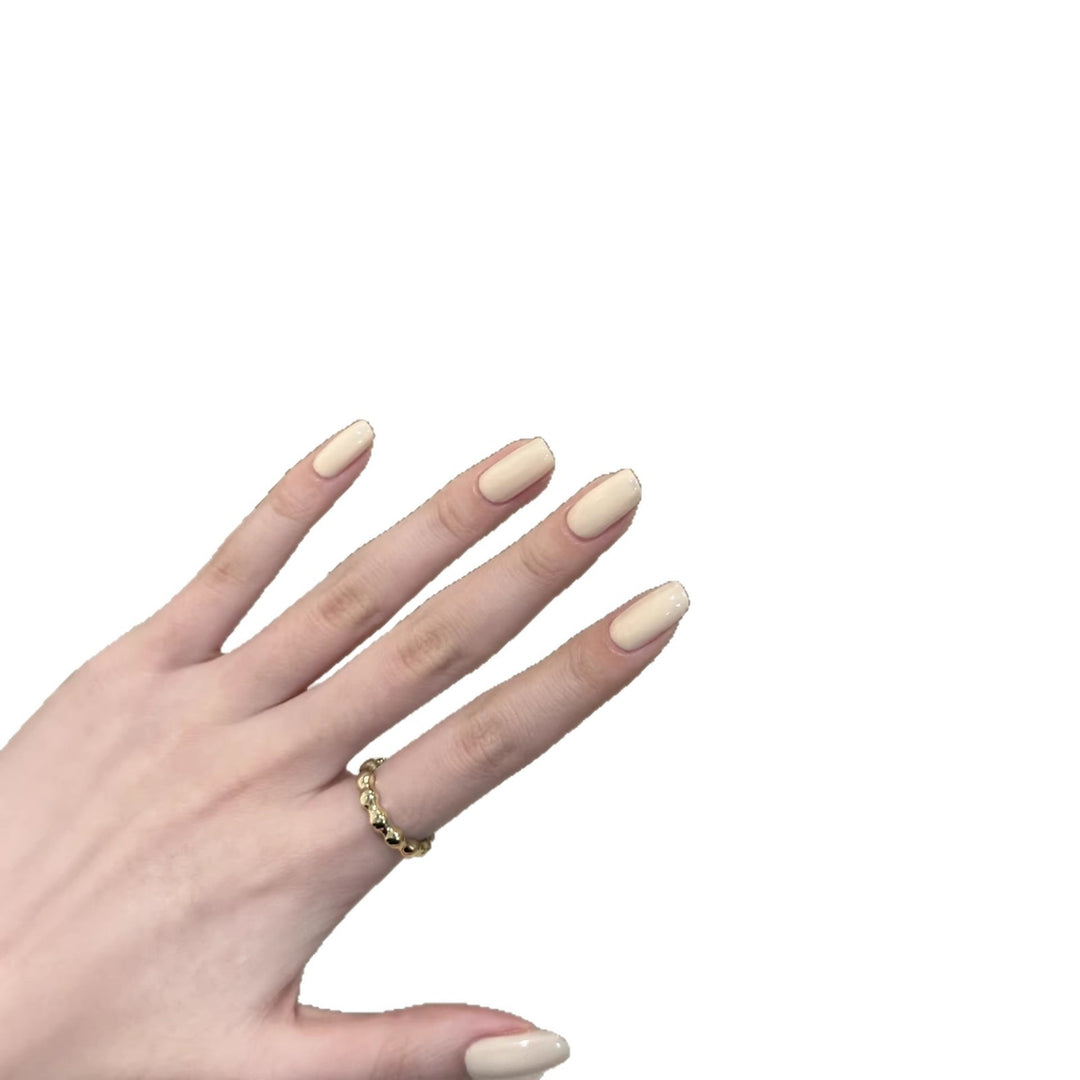 Elegantes Press-On-Nagel-Set mit glänzendem Finish