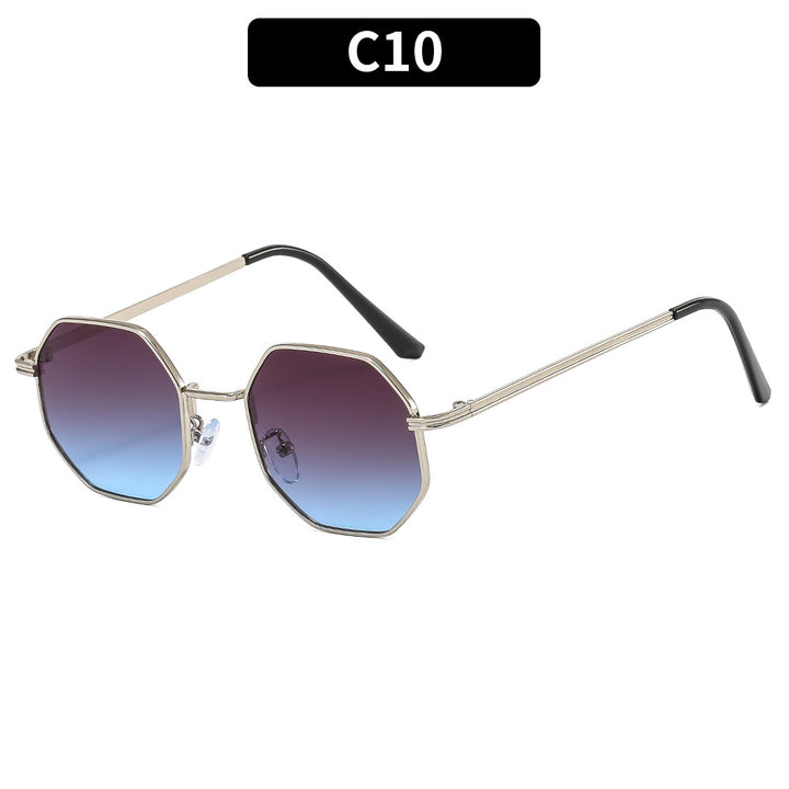 Elegante achteckige Rahmen-Sonnenbrille