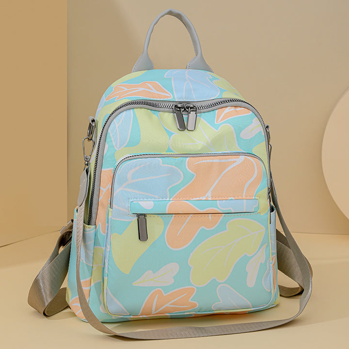 Stylischer Blumenmuster-Rucksack Karnz