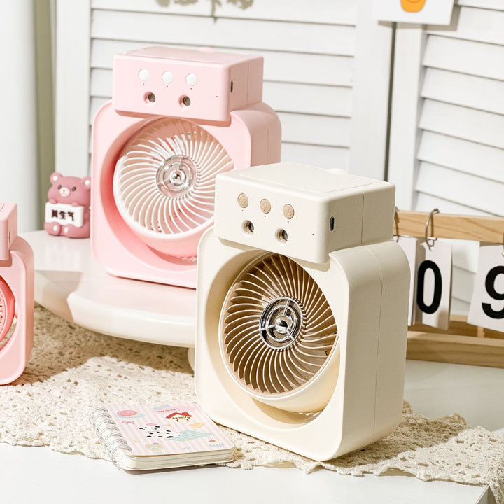 Damen Tragbarer Mini Ventilator mit mehrstufiger Geschwindigkeitsregelung Karnz