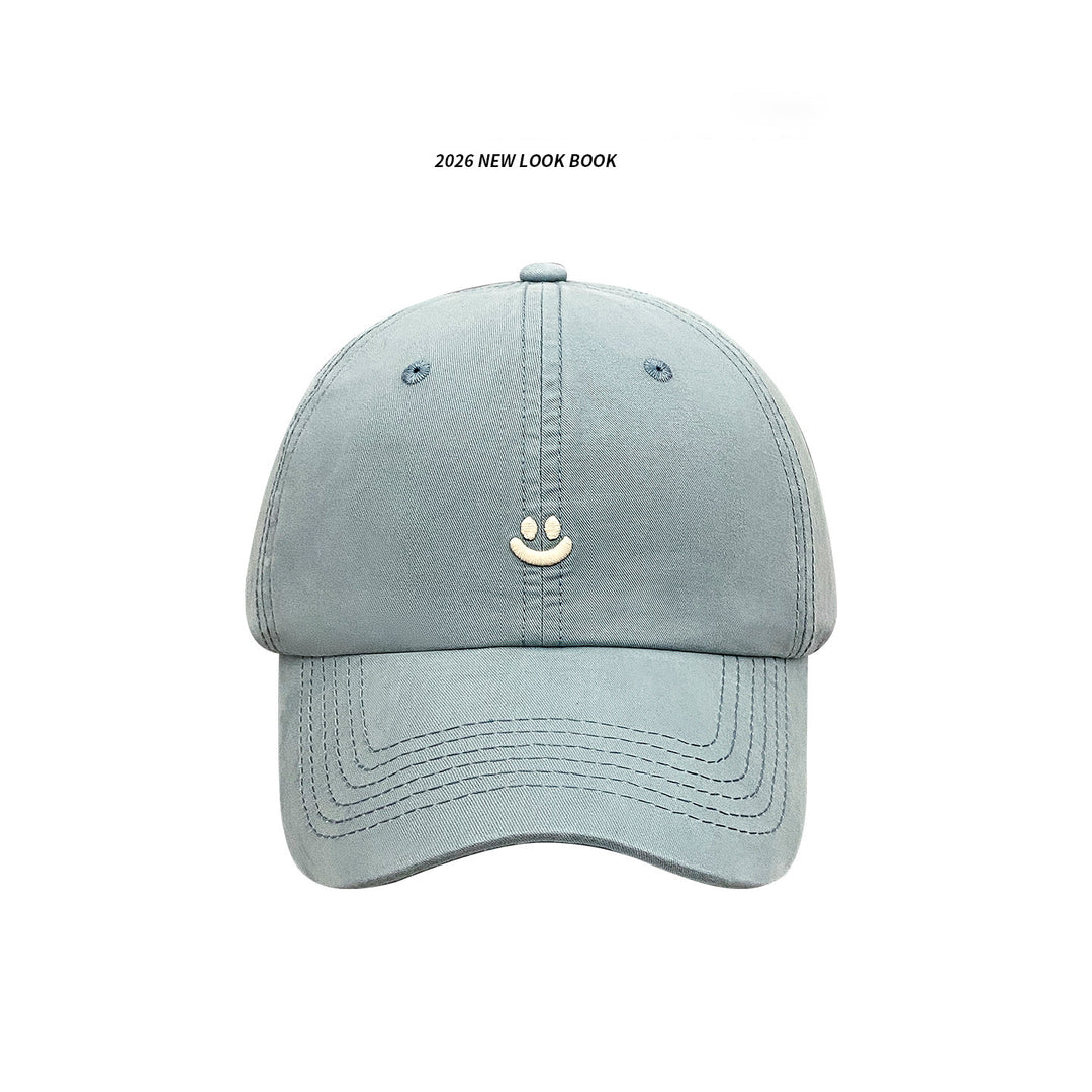 Minimalist Smile Bestickte Baseballkappe