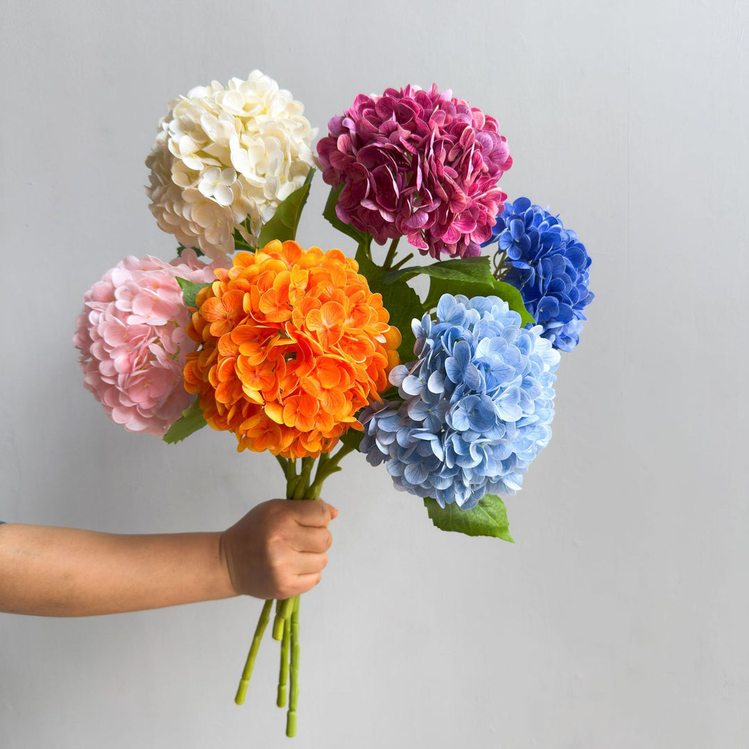 Faux Hortensie Blumenarrangement