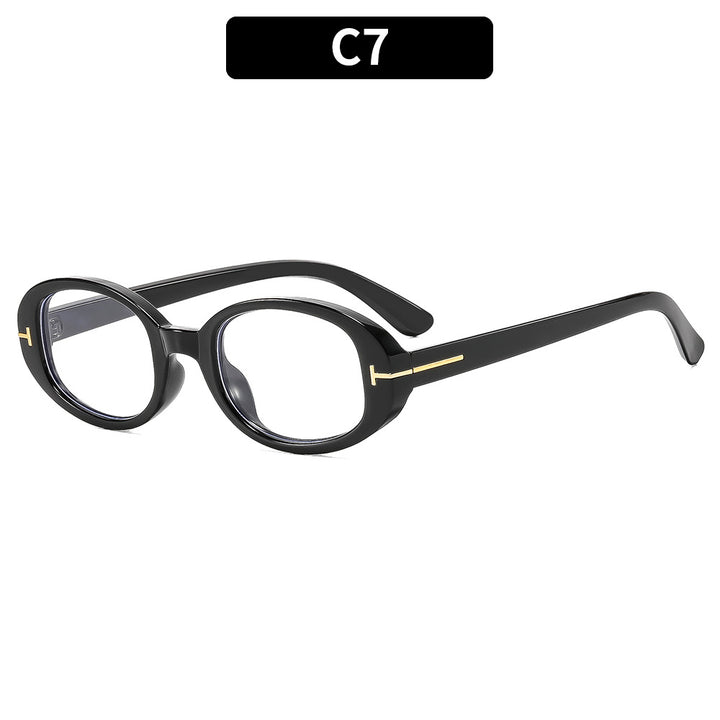Vintage Oval Cat-Eye Sonnenbrille