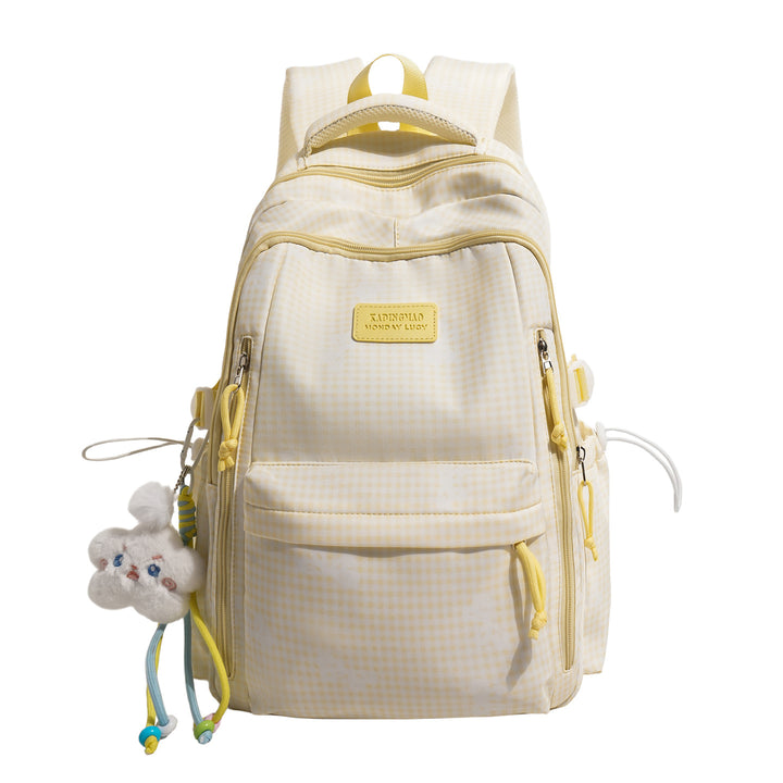 Stilvolle Karierten Druck Legere Rucksack Karnz