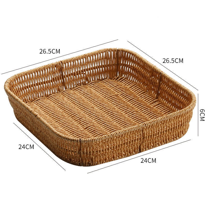 Dekorativer Rattan Servier Karnz