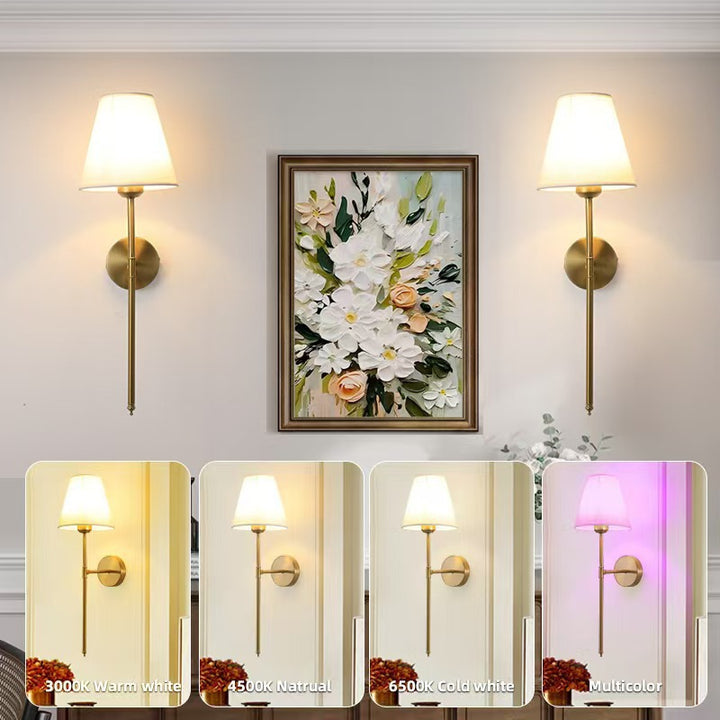 Wandmontierte dekorative Lampe