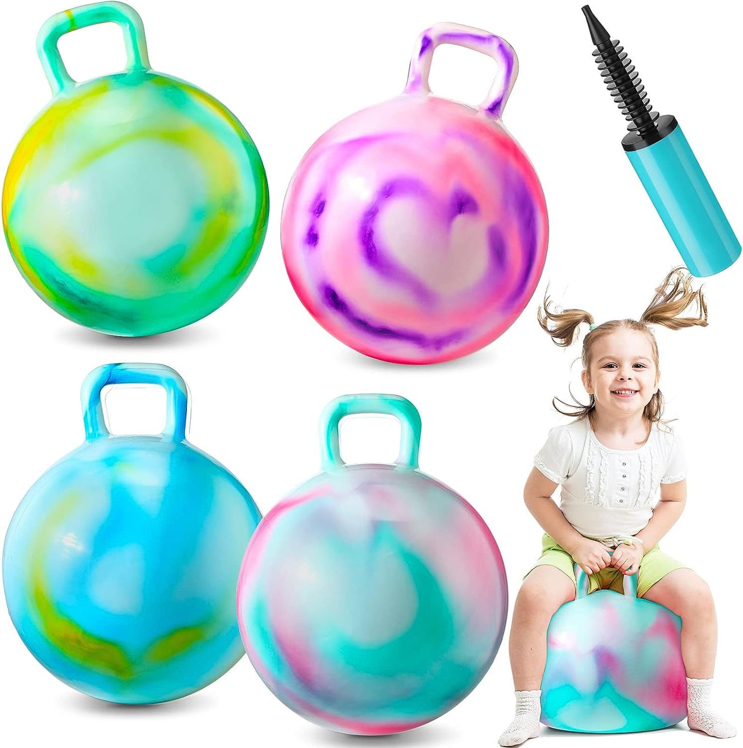 Unisex Hüpfball mit ergonomischem Griff Karnz