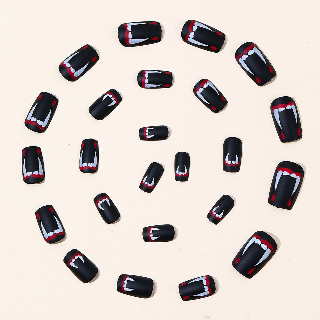 Vampir-Themen Acryl Nagelkunst Set Karnz