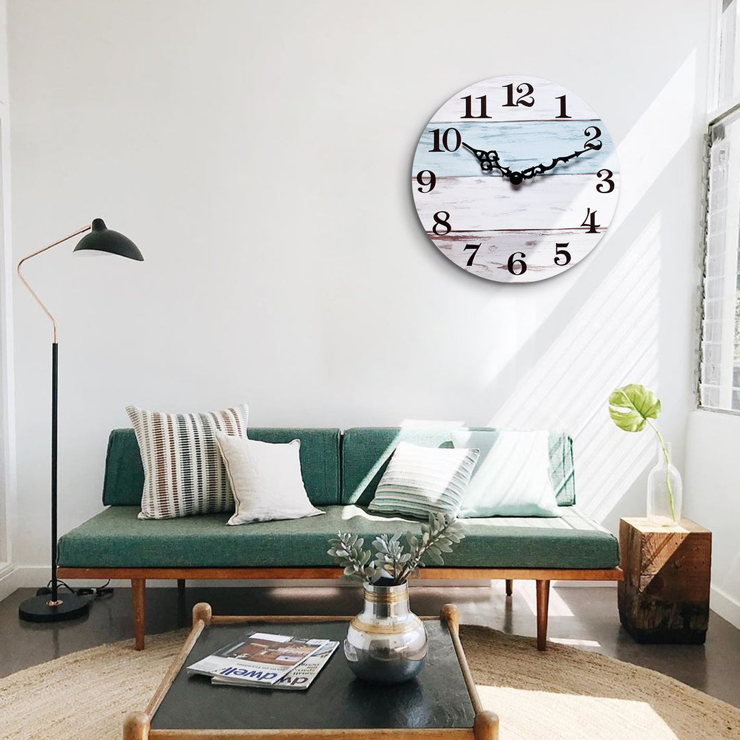 Wanduhr im rustic Holzdesign Karnz