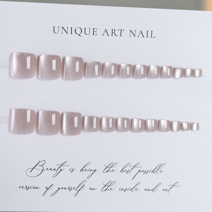 Künstlerische Glänzende Fußnagelkunst