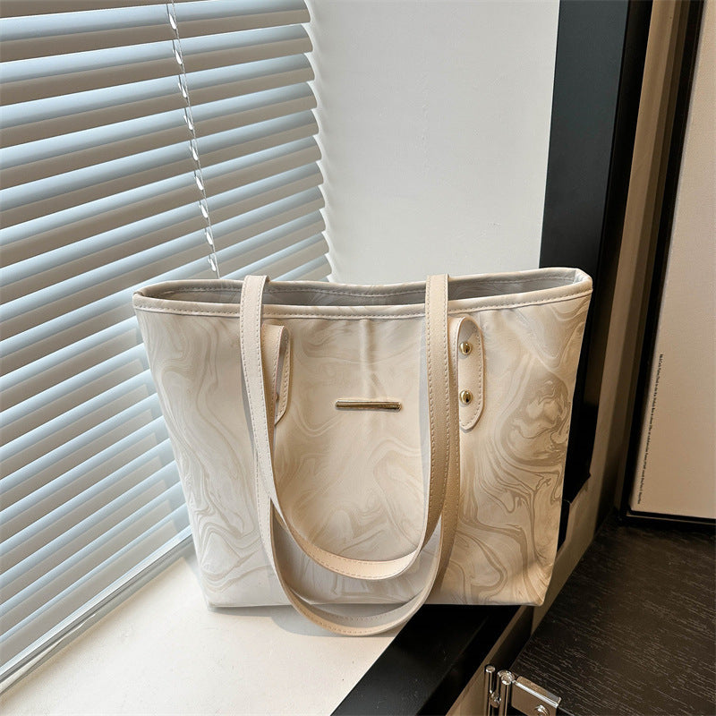 Stylische Marmor-Muster Tasche Karnz