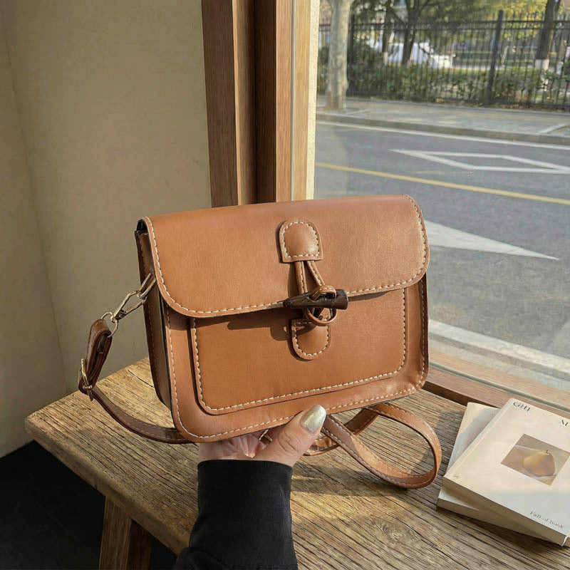 WoStructured Leder Umhängetasche Karnz