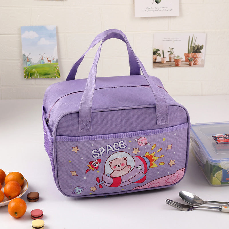 Süße Bären-Motiv isolierte Lunch Tasche Karnz
