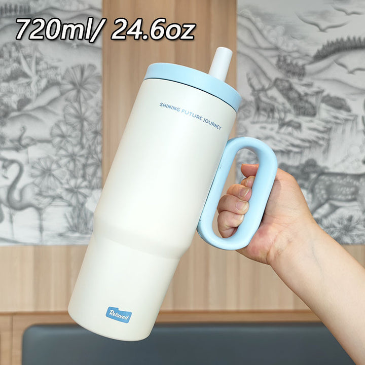 Damen isolierter Trinkbehälter mit ergonomischem Griff Karnz