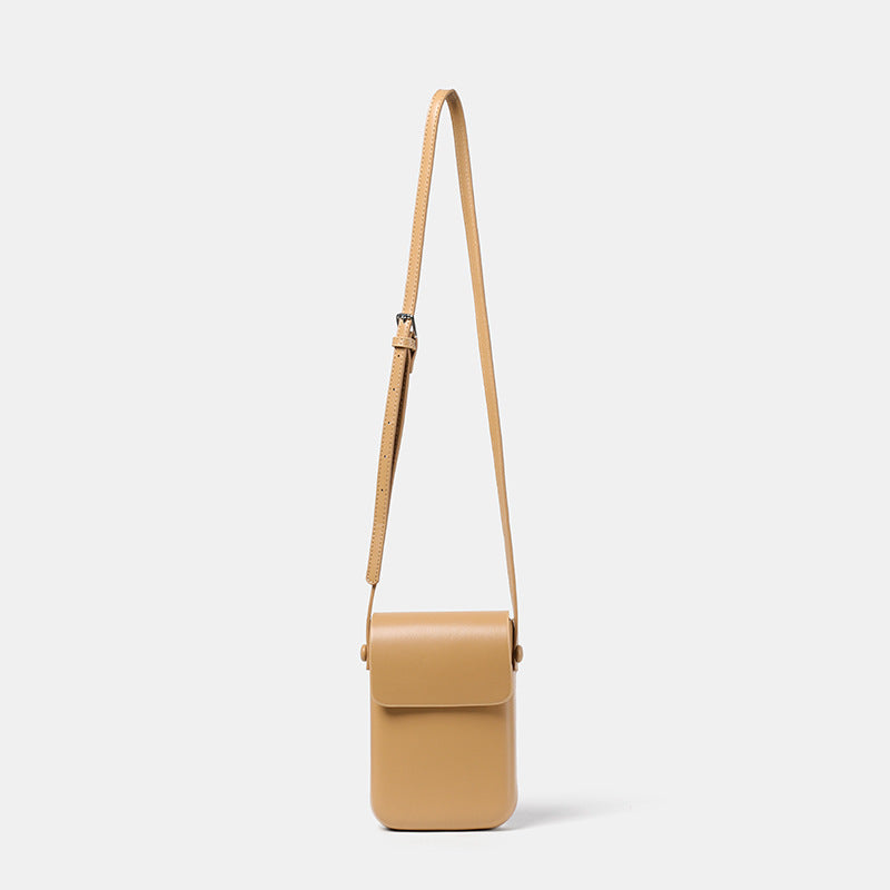 Kompakte Leder Crossbody Pouch Karnz