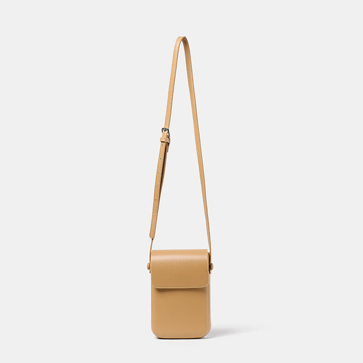 Kompakte Leder Crossbody Pouch Karnz