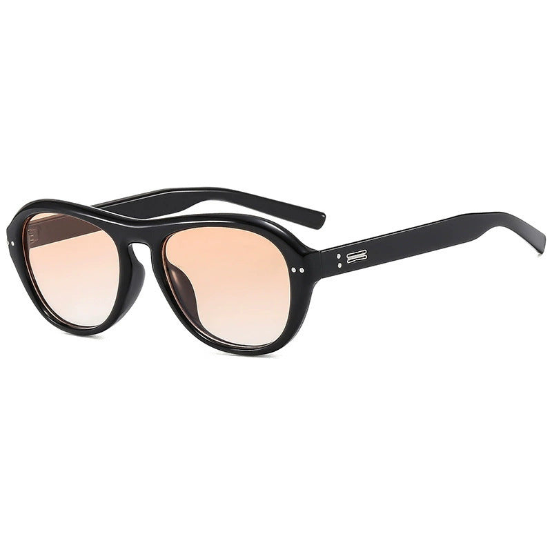 Damen modische Brille mit modischem gestreckt Rahmen und hochwertigem Kunststoff Karnz