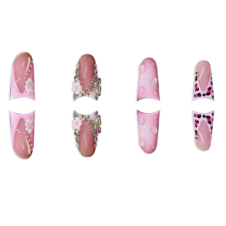 Dekoratives Press-On Nagelkunst Set Karnz