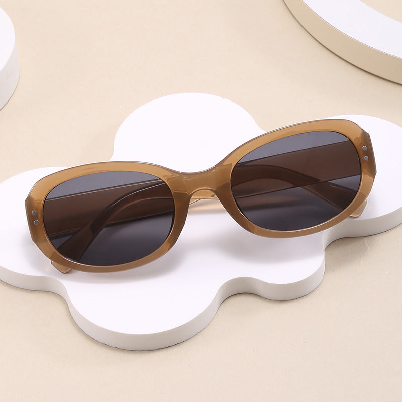 Damen elegante Oversized-Sonnenbrille mit schützendem UV-Schutz Karnz