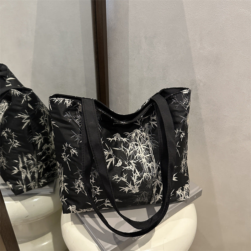 Stylische Bambusdruck-Tasche Karnz