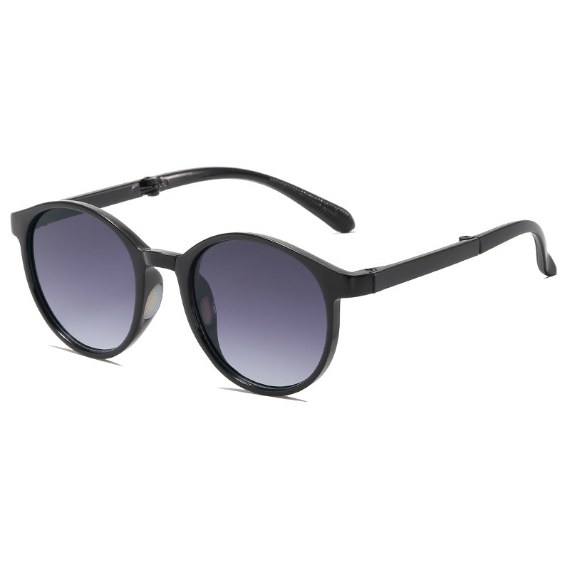 Stylische Retro-inspirierte runde Sonnenbrille Karnz