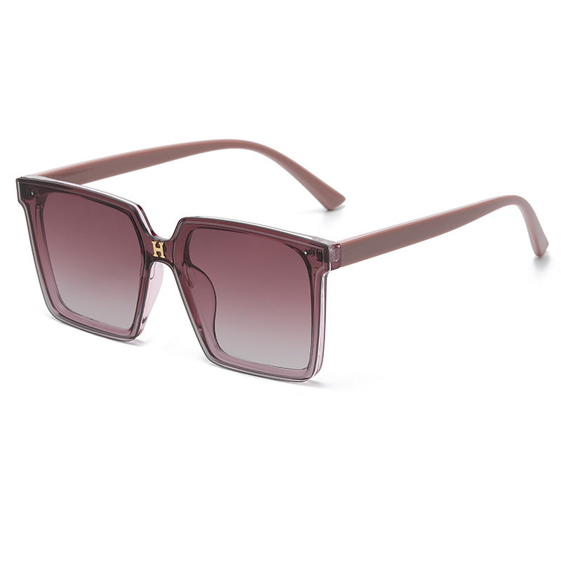 Damen quadratische Sonnenbrille mit elegantem Verlauf Karnz