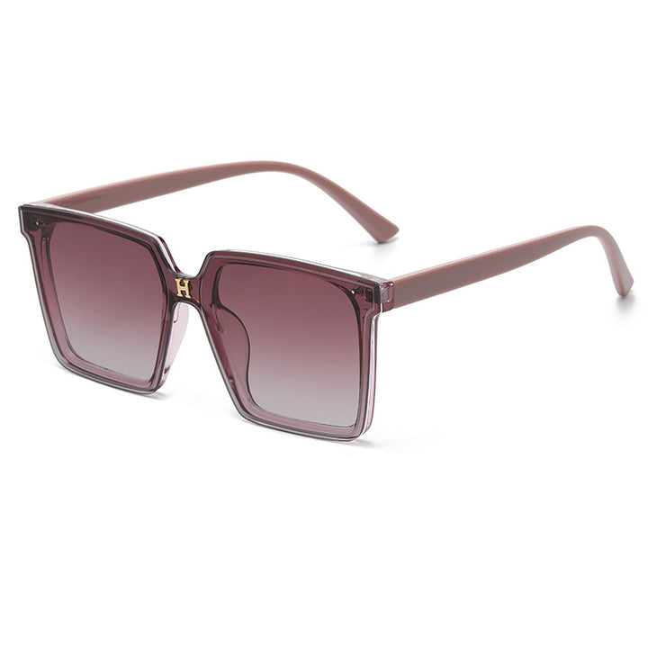 Damen quadratische Sonnenbrille mit elegantem Verlauf Karnz
