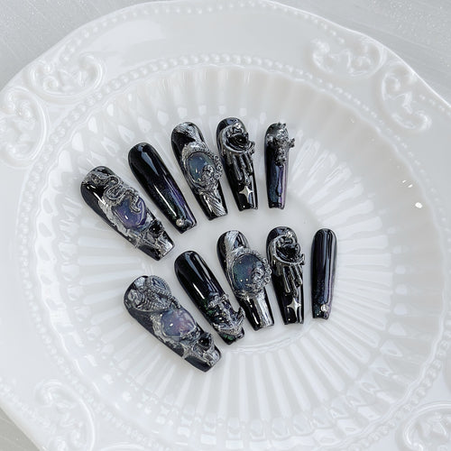 Gothic Fantasy Press-On Nagelkunst Set