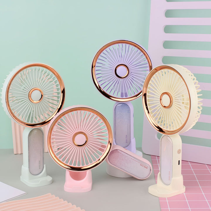 Damen Tragbarer Mini-Ventilator mit innovativem Luftstromsystem Karnz