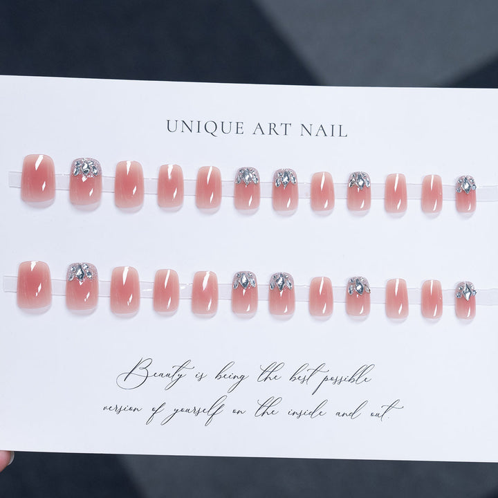 Press-On Nagelkunstset mit Strassakzenten