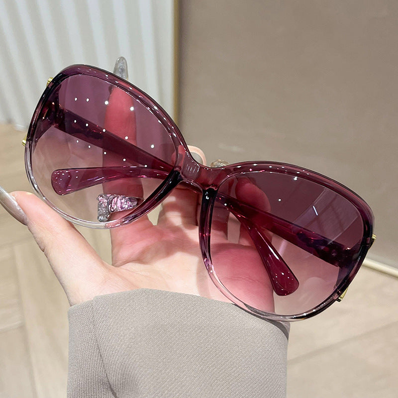 Damen glamouröse oversized Sonnenbrille Karnz