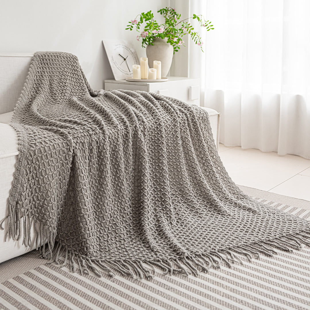 Home Decor Strickwurfdecke