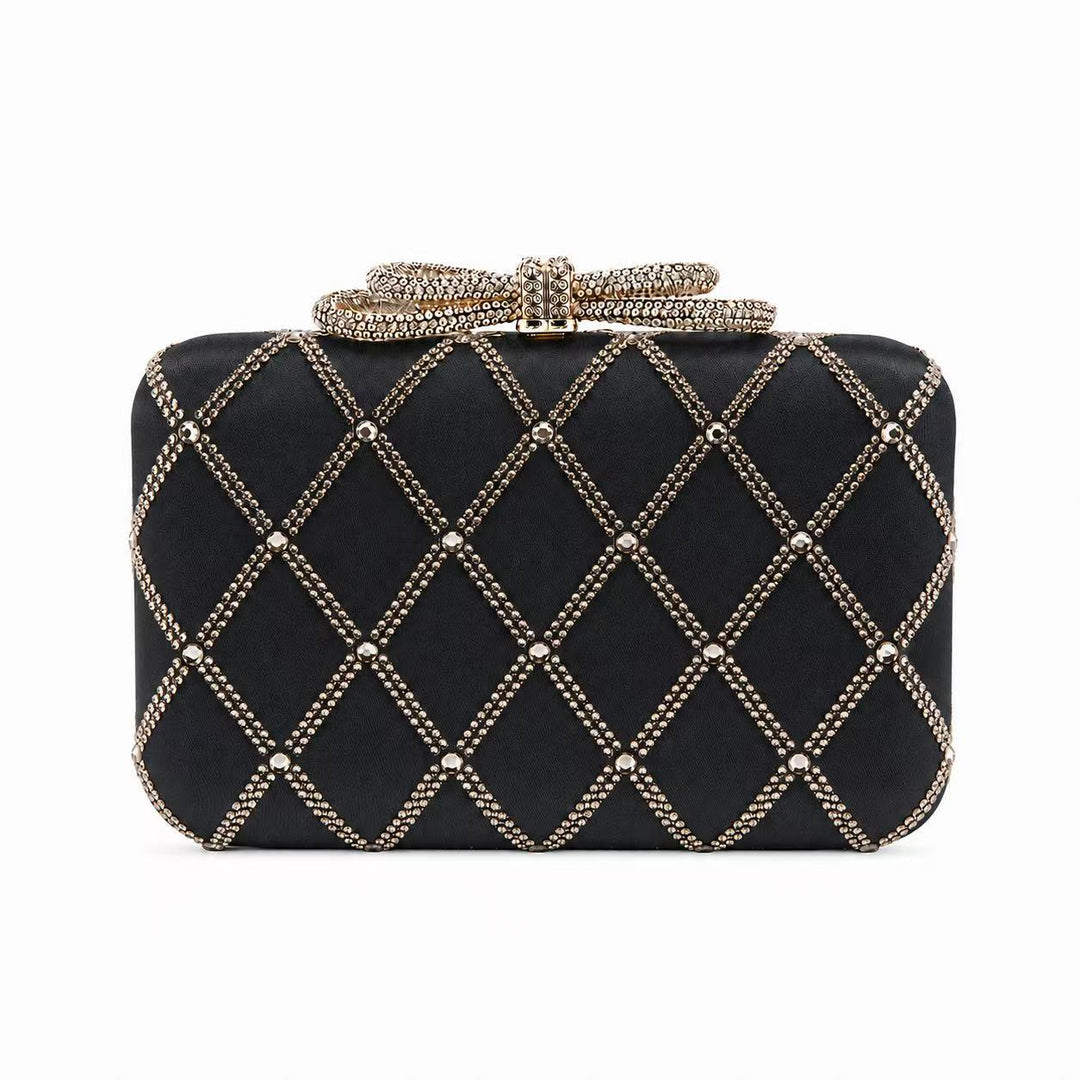 Elegante gesteppt Satin Abendhandtasche