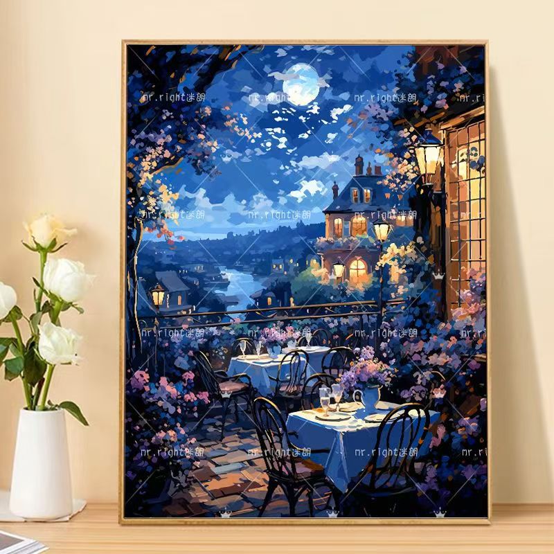 Fantasy Landschaft Kunstdruck Karnz