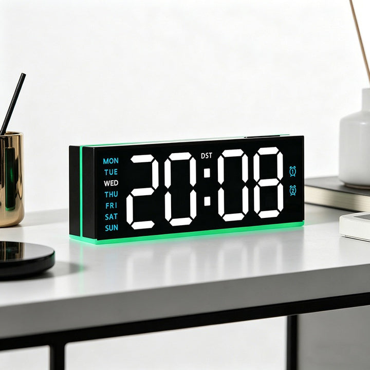 Digitaler Wecker mit Großem Led-Display und Dualer Alarmfunktion Karnz