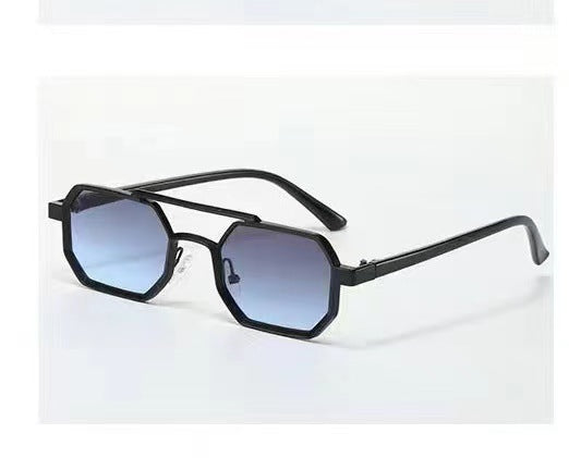 Damen geometrische Sonnenbrille mit einzigartigem Design Karnz