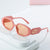 Damen modische Sonnenbrille mit einzigartigem Design und stylischem Logo Karnz
