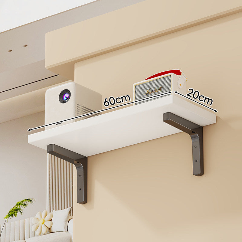 Wandmontierte schwebende Aufbewahrungse shelf mit Marmor-Effekt und Schwerlaststahlhaltern