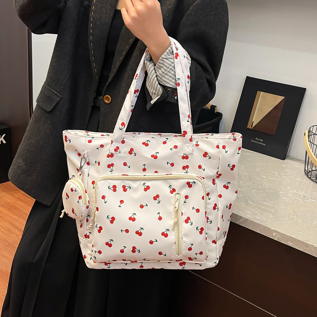 Funktionale Floral Print Tote Bag Karnz