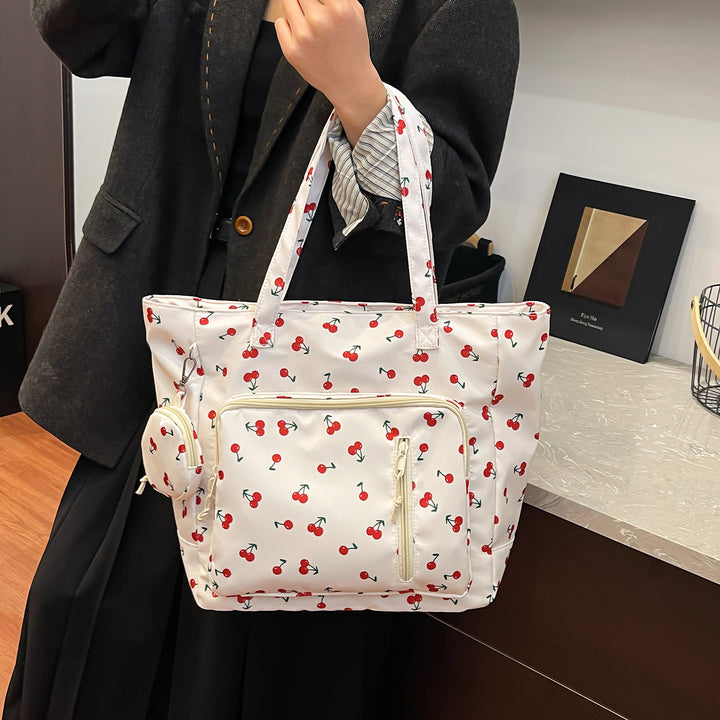 Funktionale Floral Print Tote Bag Karnz