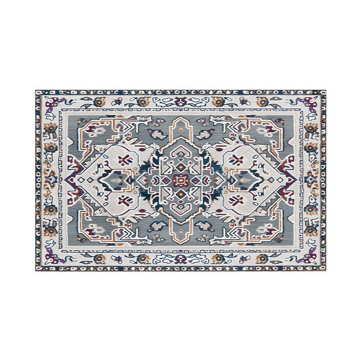 Vintage-inspirierter floraler Teppich Karnz