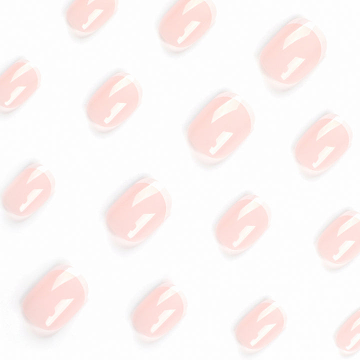 Elegantes French Tip Nail Art Set Karnz