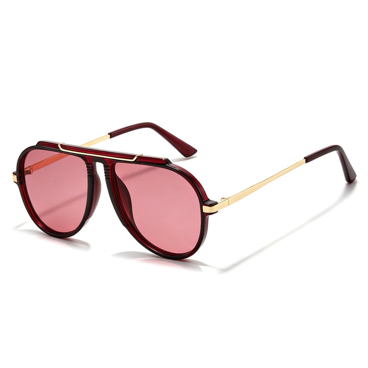Stylische Gradient Shield Sonnenbrille Karnz