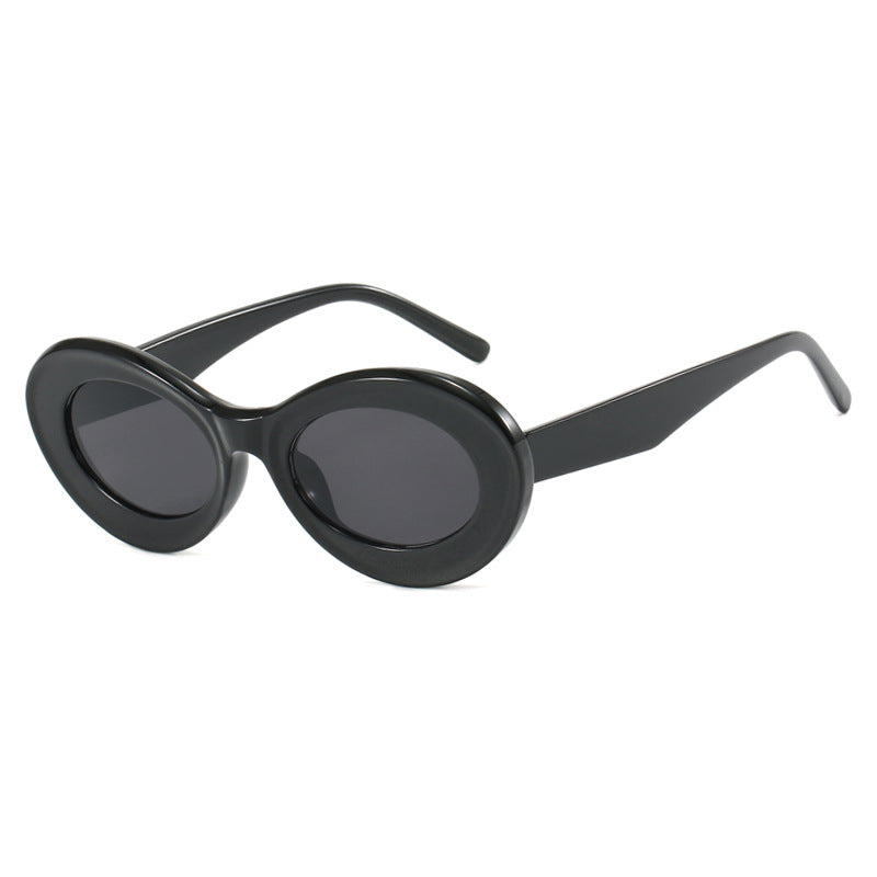 Damen ovale Sonnenbrille mit modernen Gläsern Karnz