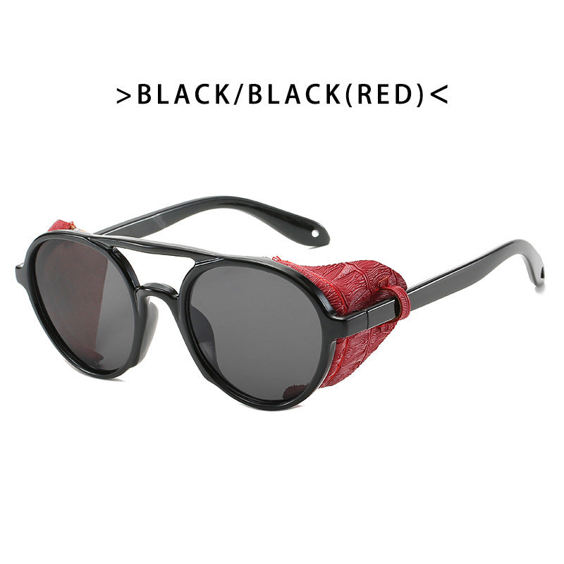 Damen trendige Fashion-Sonnenbrille mit innovativem  Rahmenbrett Karnz