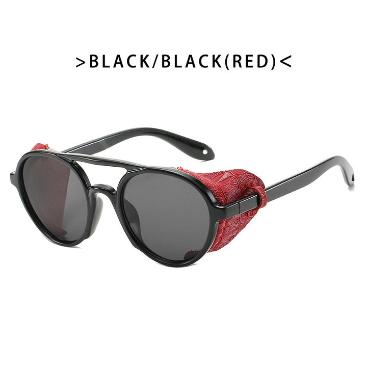 Damen trendige Fashion-Sonnenbrille mit innovativem  Rahmenbrett Karnz