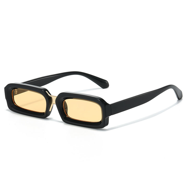 Schlanke rechteckige Rahmen-Sonnenbrille Karnz