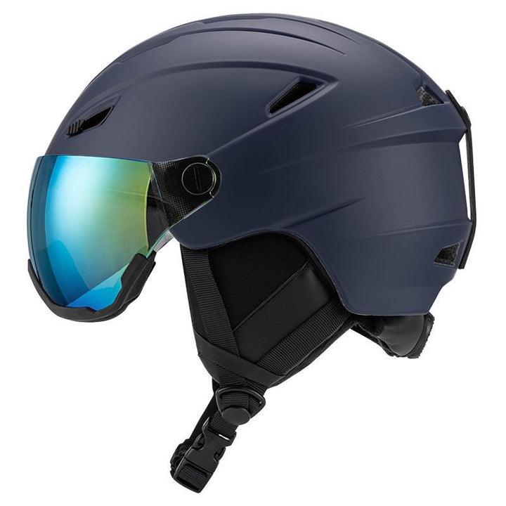Hochleistungs-Skihelm mit integriertem Visier Karnz
