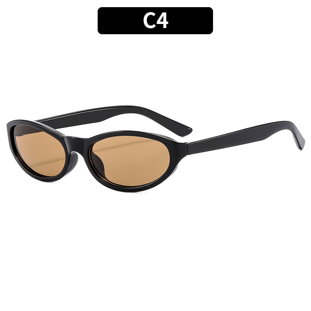 Modernes Design Stilvolle ovale Rahmen Sonnenbrille